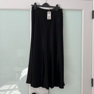 Brand new, still in stores black Boden seam detail midi skirt.